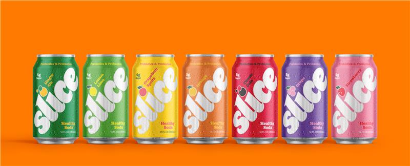 Slice prebiotic soda