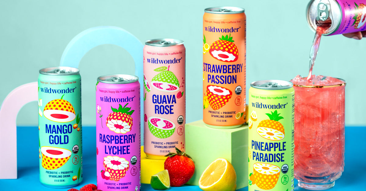 Wildwonder prebiotic soda